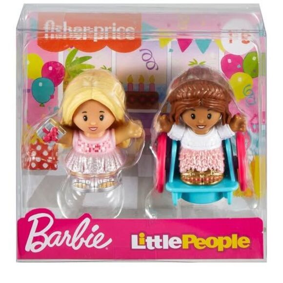 BUNDLE: NEW Fisher-Price Little People Barbie Themed- Party/Swimming/Sleepover - Picture 2 of 7